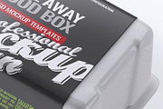 Take Away Food Box Mock-Up, a Packaging Mockup by DesignRushMarket (Thumbnail 8 of 8)
