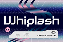 CS Whiplash – Techno Font