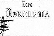 Lore Nokturnia, a Blackletter Font by dawnland (Thumbnail 1 of 3)