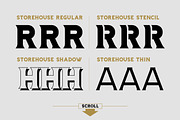 Storehouse Font + Vector shapes, a Serif Font by LeoSupply.co (Thumbnail 8 of 18)
