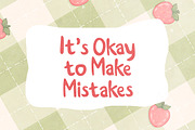 Cherry Rush Cute Handwriting, a Handwritten Font by Littlehand (Thumbnail 3 of 10)
