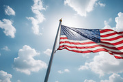 American flag in sky background, a Background Graphic by Anamul Haque Anik (Thumbnail 8 of 9)