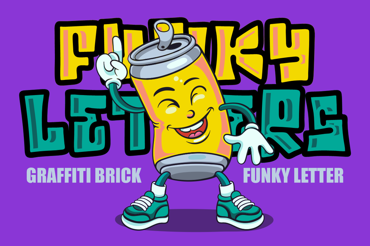 Graffiti Brick - Graffiti Font, a Font by PutraCetol Studio (Photo 2 of 5)
