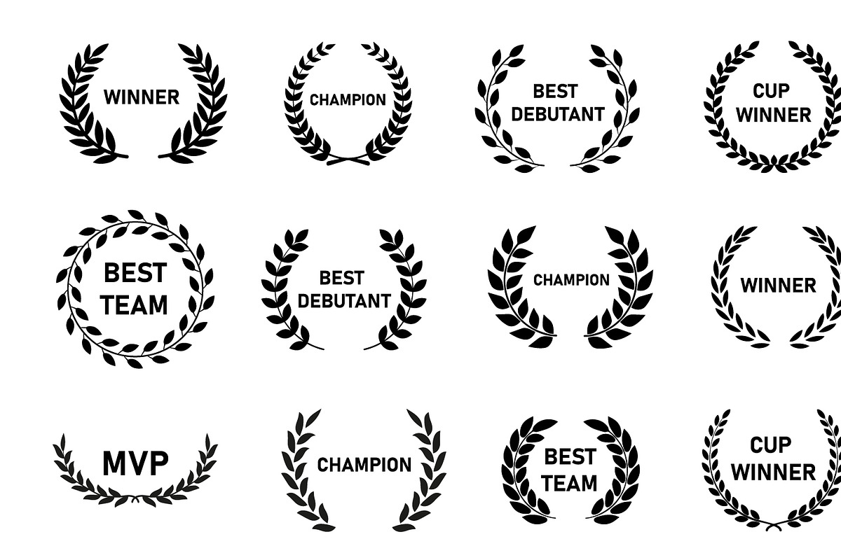 Awards and best nominee award wreath, an Icon by Drum-magic
