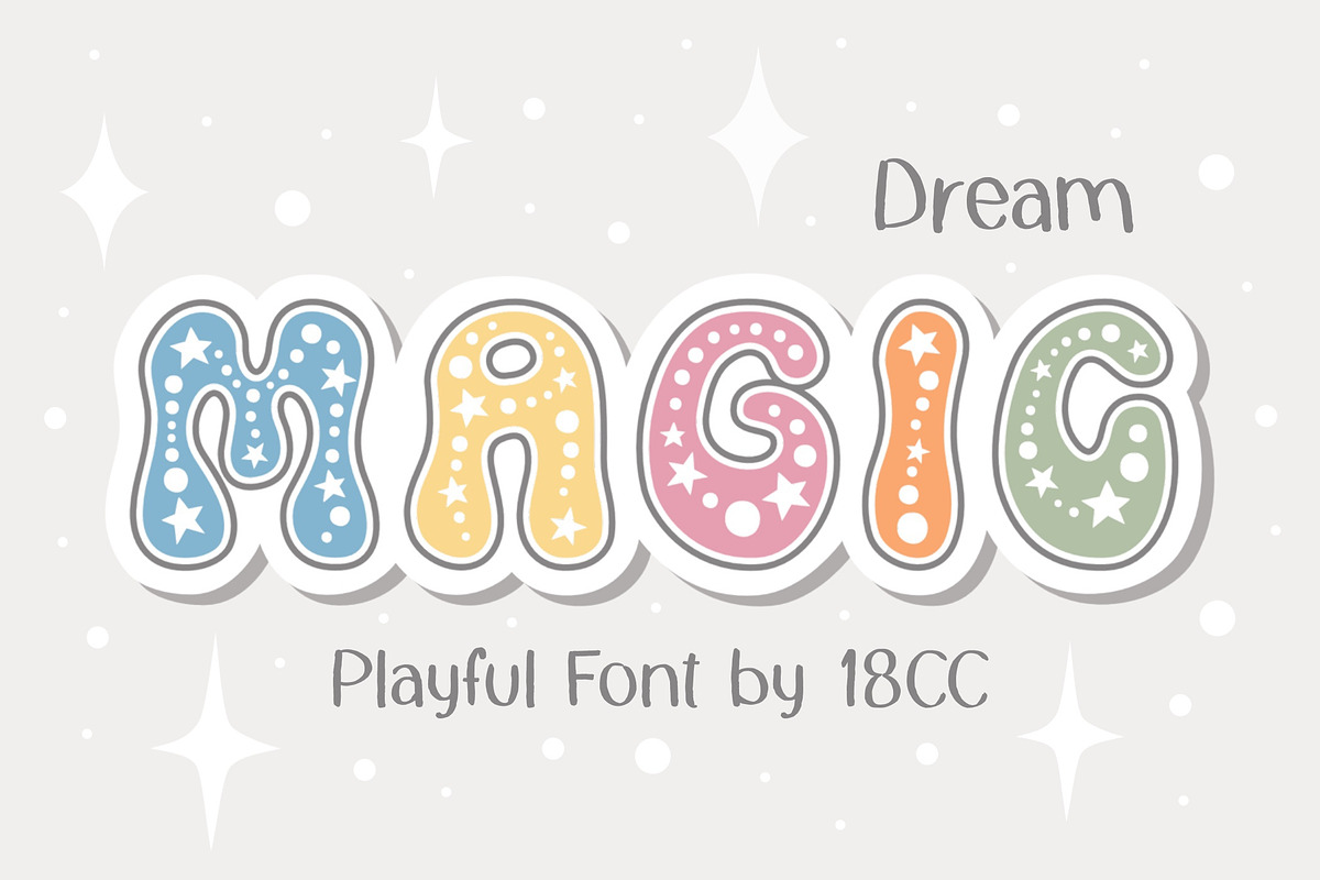 Magic Dream OTF, a Symbol Font by DREAMs Soul G. (Photo 1 of 6)
