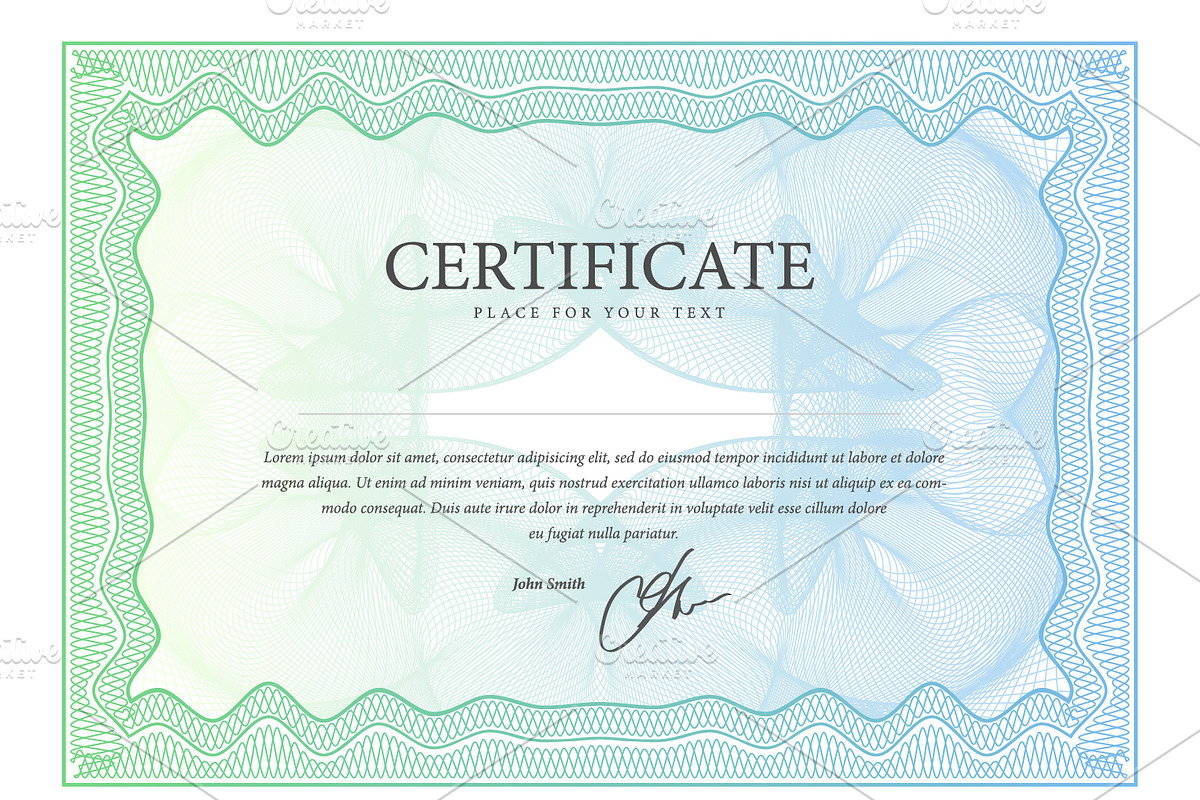 Certificate7, a Decorative Illustration by Sunny
