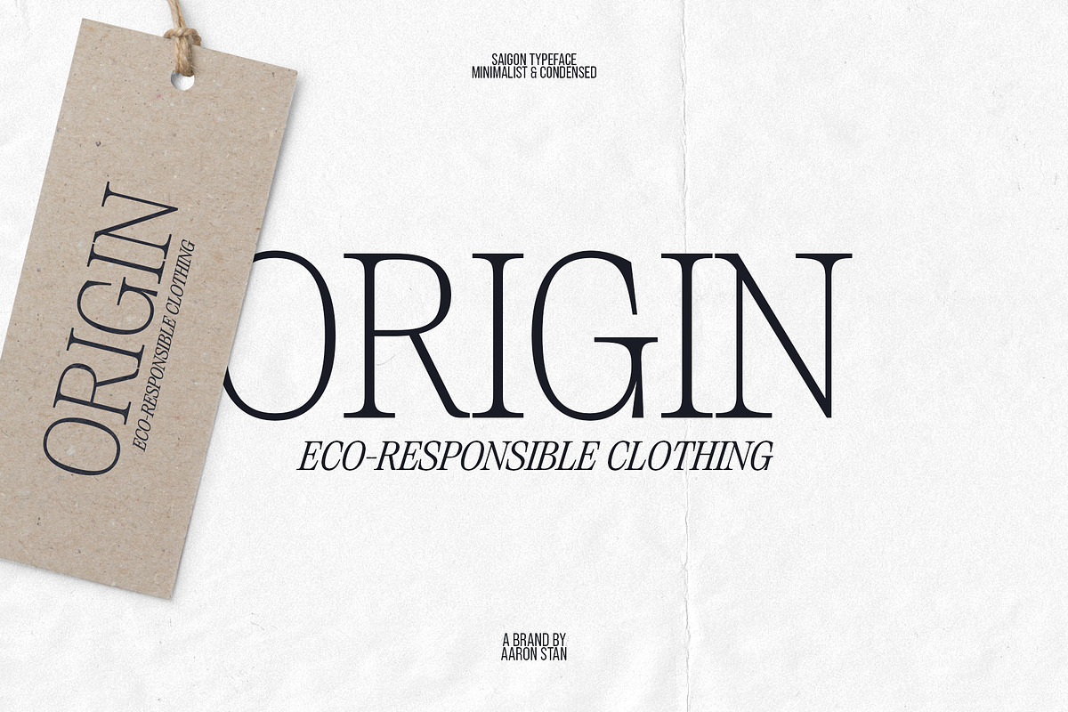 Saigon Minimalist Serif - Basic Pack, a Serif Font by The Paper Town (Photo 5 of 16)