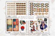 independence day junk journal, a Decorative Illustration by meribela (Thumbnail 6 of 8)