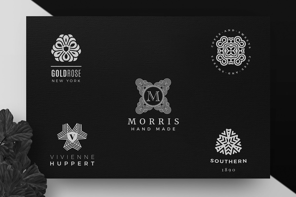 Geometric Logo: Minimalist branding, a Branding & Logo Template by Nues Design (Photo 19 of 22)
