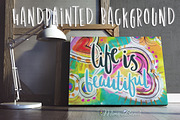 Handpainted abstract background 2, an Illustration by Mimi Bondi Studio (Thumbnail 3 of 6)