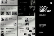 Social Media Strategy Google Slides, a Presentation Template by adoestudio (Thumbnail 1 of 8)