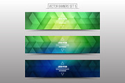 Geometrical Vector Web Banners, an UI Kit Template by yamonstro (Thumbnail 4 of 4)