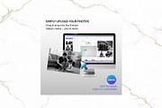 Funeral Slideshow B&W Canva FS001, a Presentation Template by TyphoonStudio (Thumbnail 6 of 8)