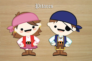 Sweet vector Pirates