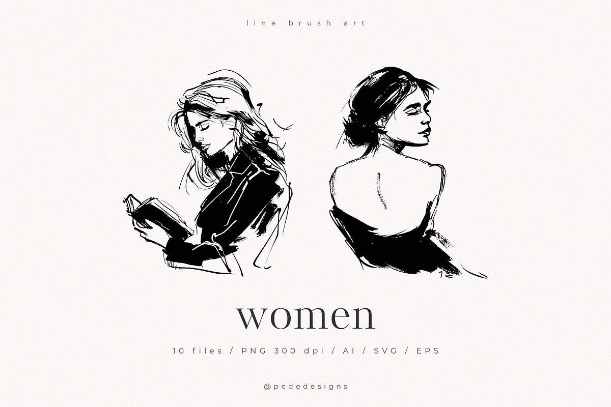 Women II, a Person Illustration by PeDe Designs (Photo 1 of 6)
