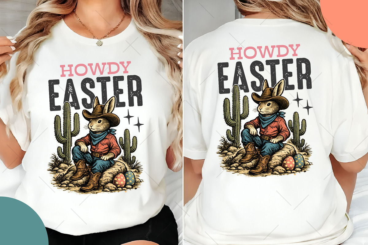 Howdy Easter, Western Easter Bunny P, an Illustration by OK Design (Photo 3 of 6)