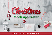 Christmas Mockup Creator, a Product Mockup by Mockup Cloud (Thumbnail 1 of 8)