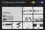 Architecture Portfolio Landscape, a Brochure Template by Studio Monova (Thumbnail 1 of 15)