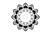 Modern Black and White Mandala Pack, a Decorative Illustration by NJ Himel (Thumbnail 70 of 101)