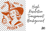 Vintage Halloween Witch PNG Bundle, a Graphic by Clipart Bloom (Thumbnail 10 of 15)