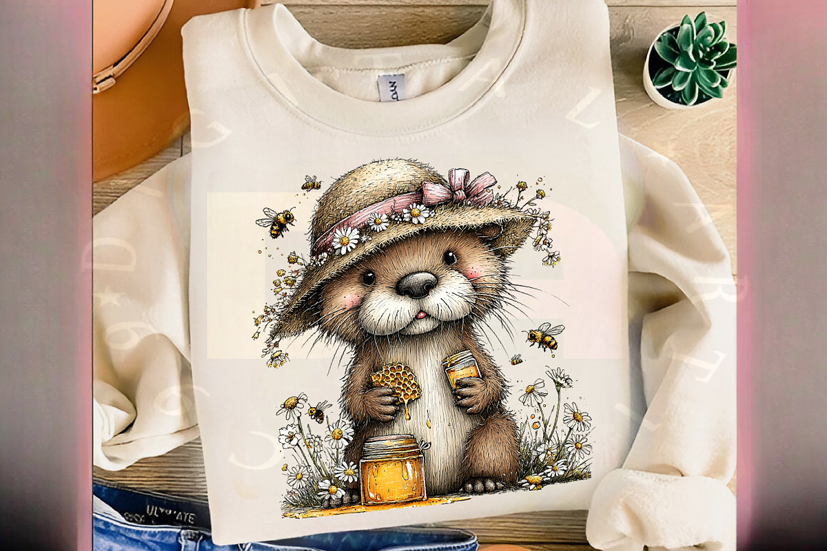 Whimsical Woodland Honey Clipart, a Transportation Illustration by Digital Artistic99 (Photo 5 of 9)