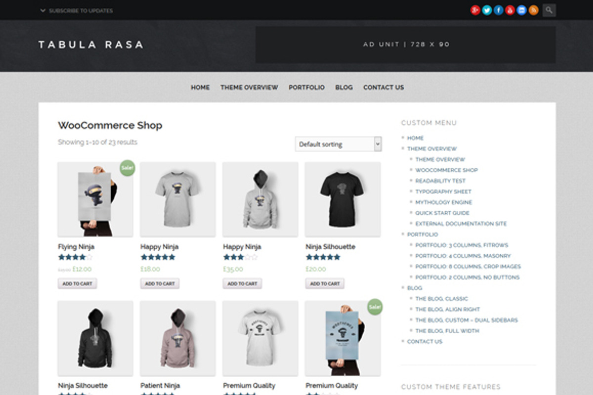Tabula Rasa WP - Magazine/Corporate, a WordPress Template by Make Design, Not War! (Photo 2 of 4)