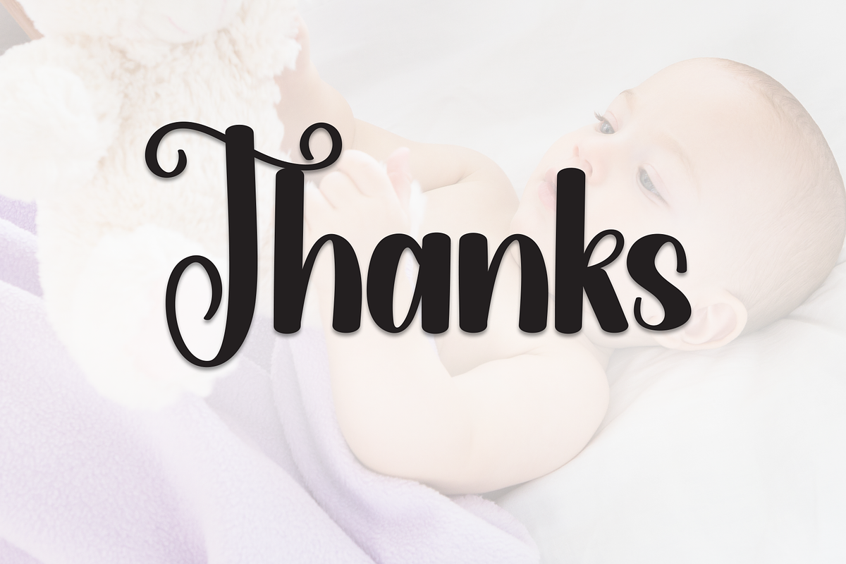 Babycute | Script Font, a Handwritten Font by Scratchones (Photo 9 of 9)