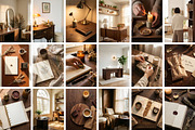 60 Walnut Home Office Stock Photos, a Business Photo by Selenique Studio (Thumbnail 8 of 9)