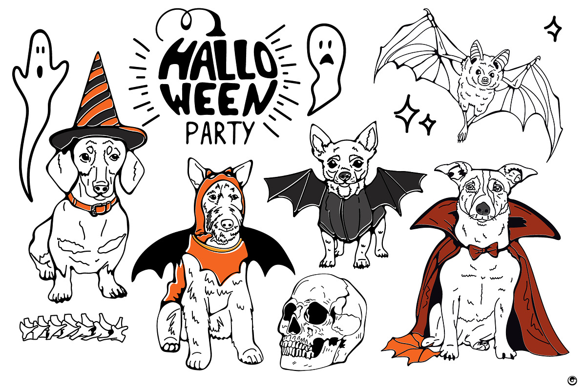 Halloween party, an Object Illustration by Olillia (Photo 2 of 6)