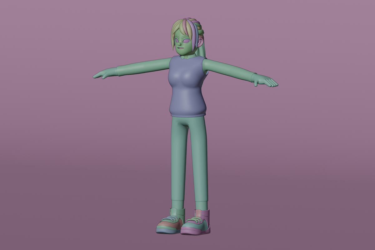 Female Avatar 3D Character Model, a Characters & Person 3D Model by Dudukbersama (Photo 7 of 7)