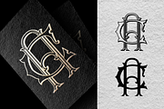 AC or CA Vintage Monogram Wedding, a Branding & Logo Template by Kaizla03 (Thumbnail 5 of 6)