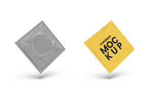 Condom Mockup