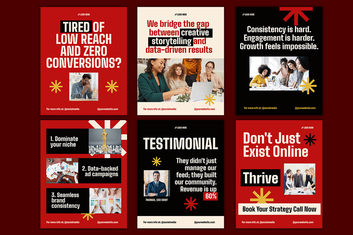 Bold Digital Agency Social Media, a Social Media Template by Jiwstudio (Photo 2 of 5)