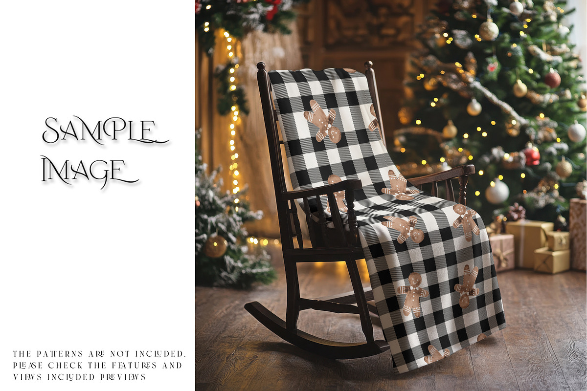Christmas Fleece Blanket Mockups, a Product Mockup by mock-ups (Photo 8 of 11)