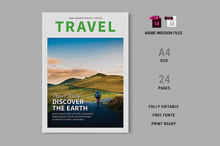 Travel Magazine Template