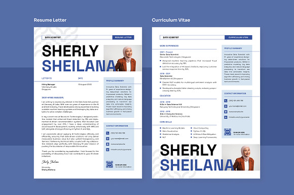 Tech Startup Resume Template preview 3