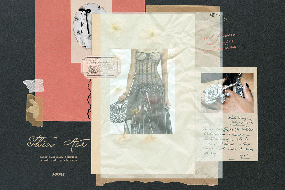 Thin Air - Soft Collage Elements, an Object Graphic by Purple (Photo 9 of 15)