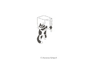 Purrfect Barista Hand Drawn Clipart, an Illustration by Anastasiya Klempach (Thumbnail 8 of 13)