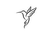 Hummingbird Line Art SVG Bundle, an Illustration by yasushie (Thumbnail 25 of 31)