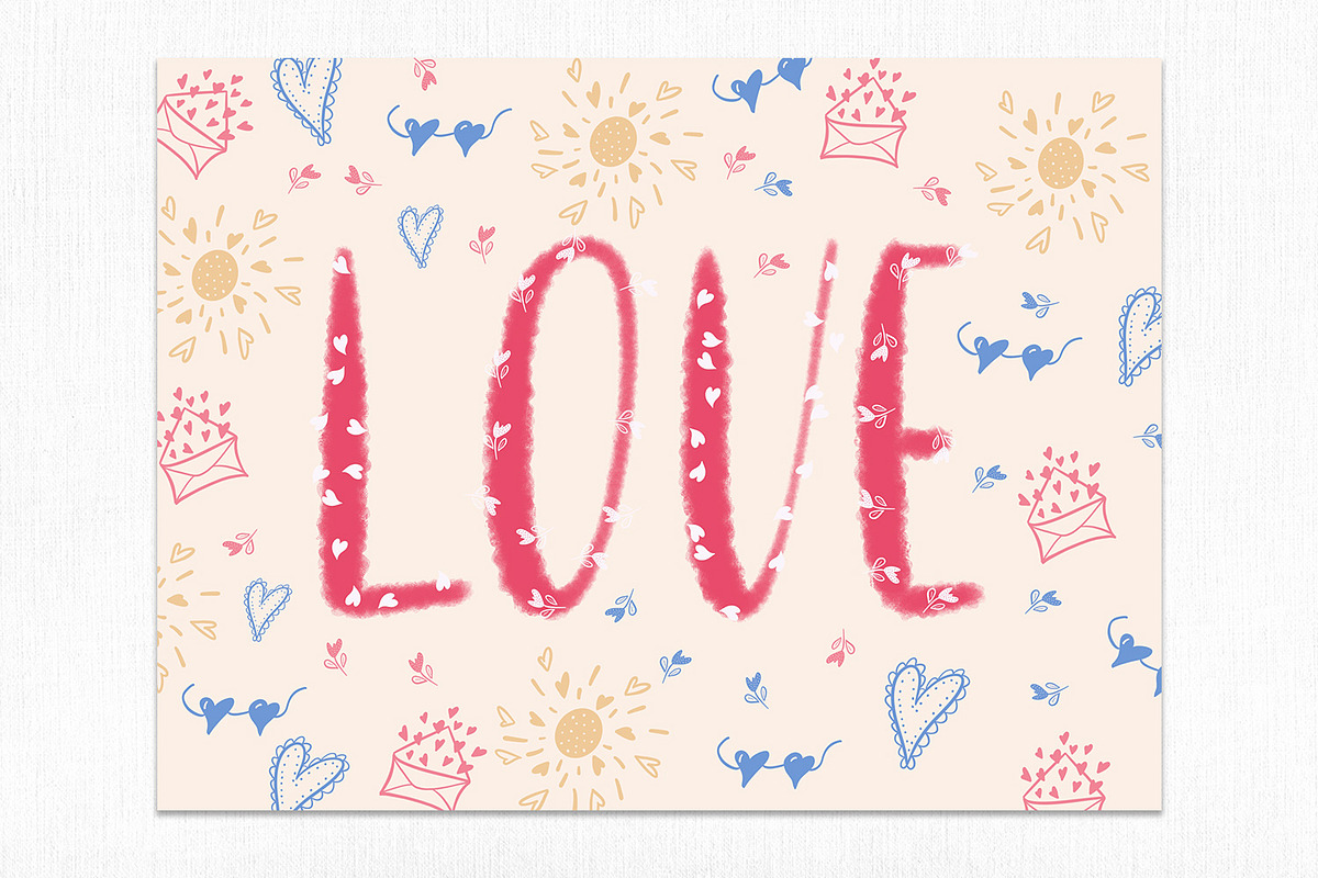 Valentine's brush box for Procreate, a Brush Add-On by Gray Cat Graphics (Photo 4 of 9)