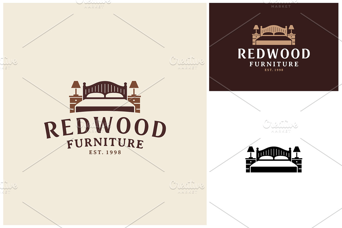 Home Bedroom Furniture Cabinet logo, a Branding & Logo Template by Enola99d