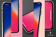 iPhone X Design Mockup, an iPhone Mockup by illustrated (Thumbnail 6 of 9)