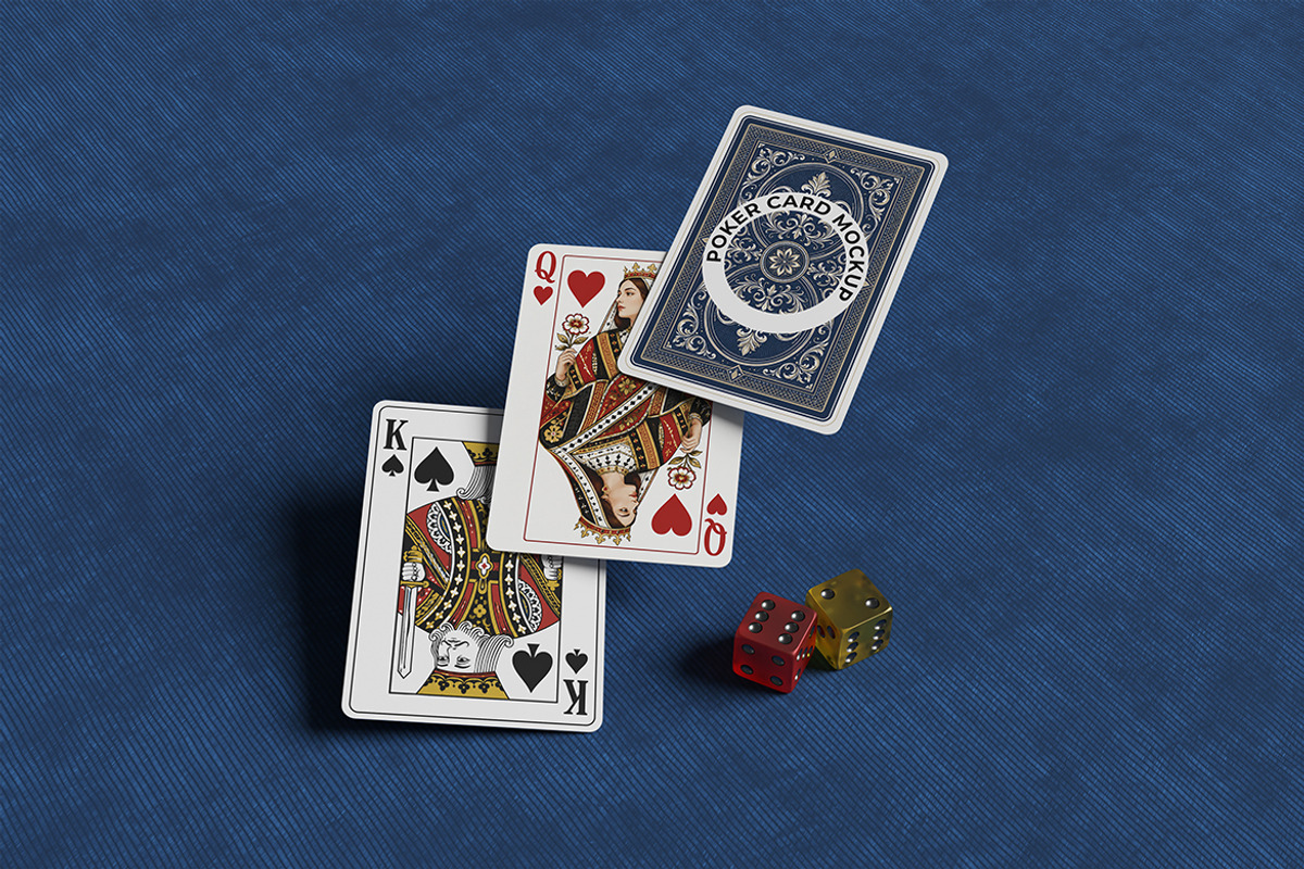 Realistic Poker Card Mockup, an Advertising Mockup by My Code Std (Photo 4 of 5)