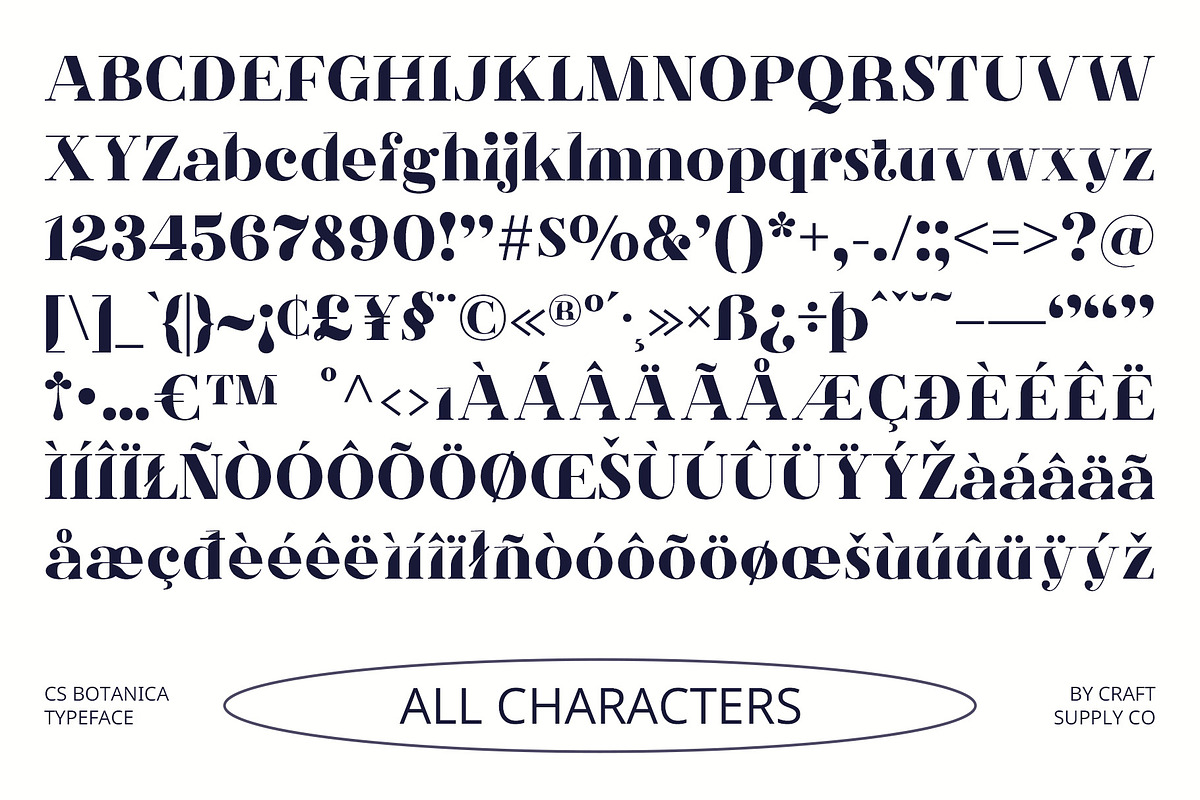 CS Botanica – Elegant Font, a Serif Font by Craft Supply Co. (Photo 8 of 8)