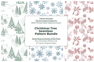 Christmas Tree Seamless Bundle