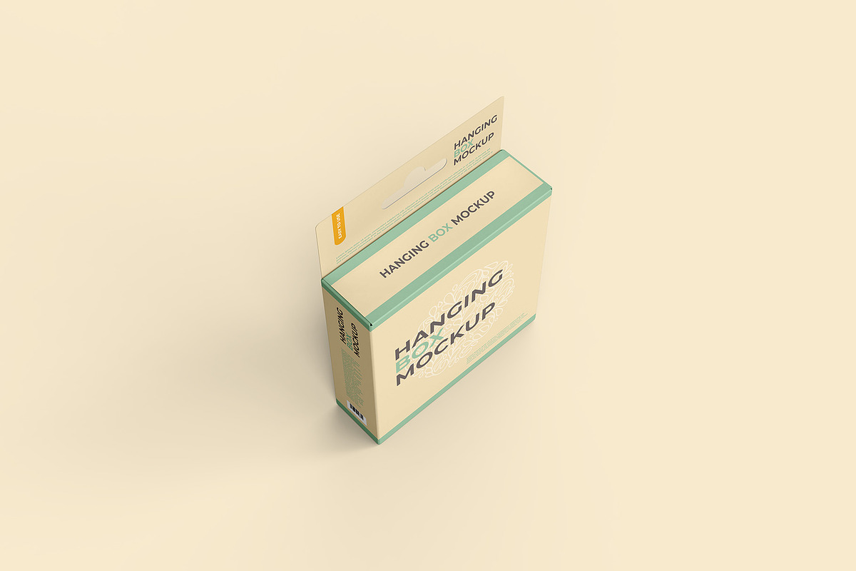 Hanging Box Mockups - 11 views, a Packaging Mockup by Illusiongraphic (Photo 2 of 24)