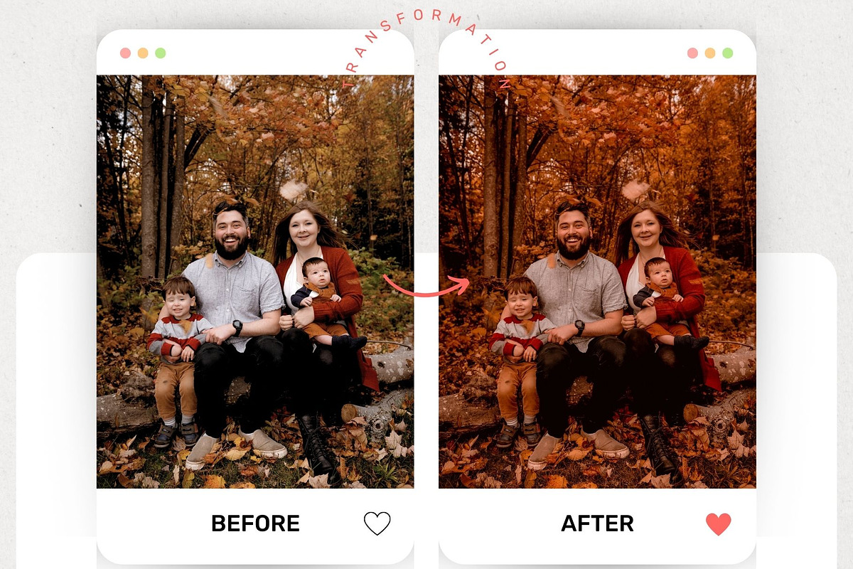 Autumn Lightroom Presets & Luts, a Preset Add-On by presetsroom (Photo 3 of 11)