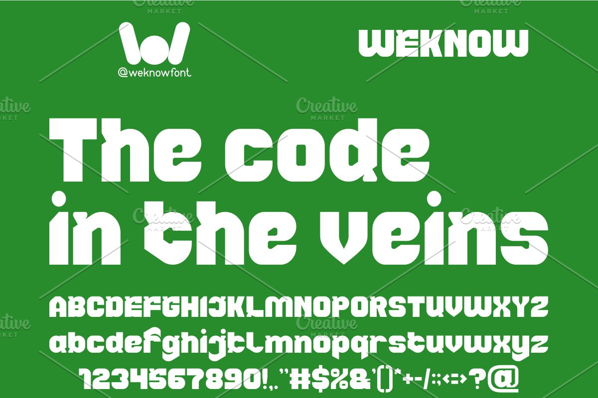 Science Preacher font, a Font by weknow (Photo 2 of 8)