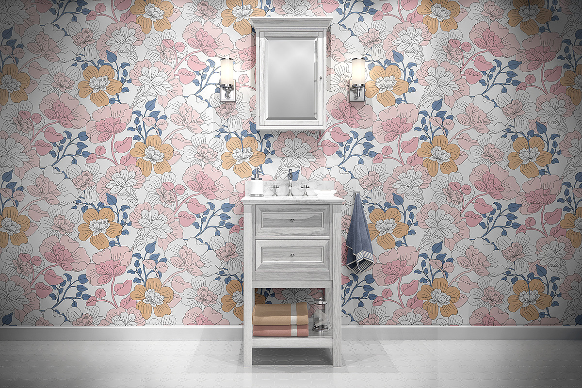 Botanical Summer Floral Pattern, a Pattern Graphic by StudioGlouna (Photo 8 of 9)