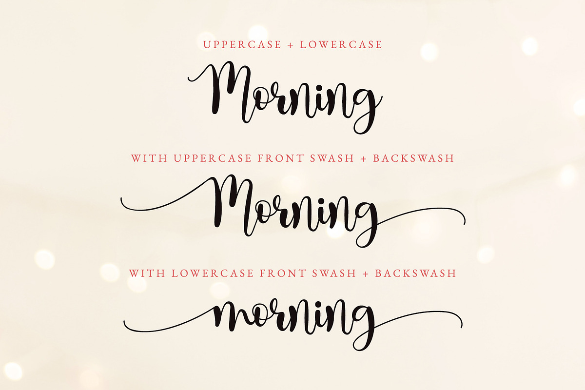 Hey Christmas - Font with Tail, a Script Font by Airotype (Photo 2 of 11)